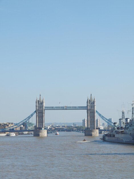 Il fiume Tamigi a Londra