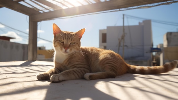 Il gatto soffre il caldo