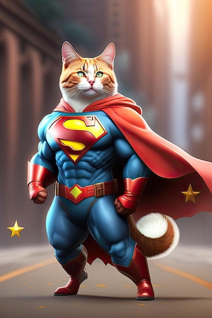 Il gatto supereroe