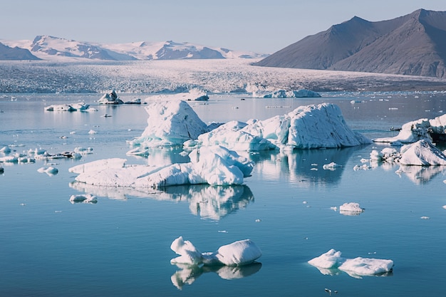 Il ghiacciaio sciolto in Islanda