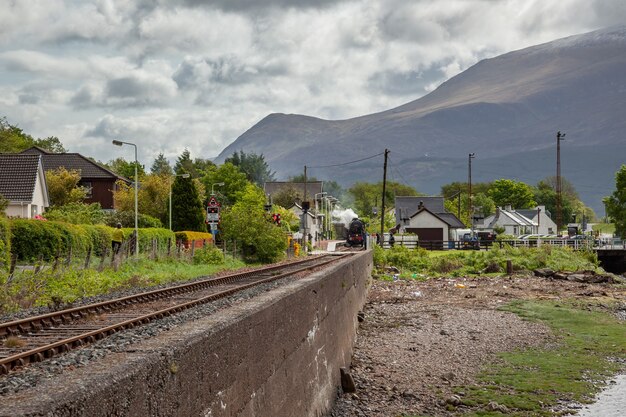 Il giacobita nella stazione di Corpach in Scozia il 19 maggio 2011 Persone non identificate