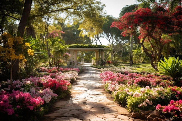 Il giardino della villa