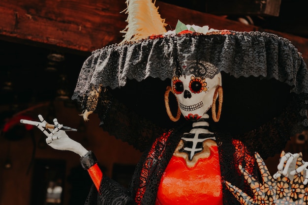 Il giorno dei morti, decorazione di Catrina dal Messico