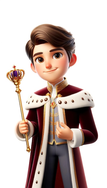 Il giovane principe dei cartoni animati 3D