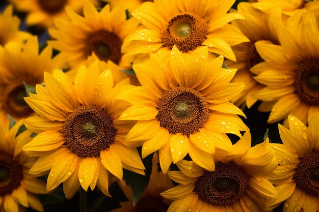 Il girasole serafimo fiorisce in cielo