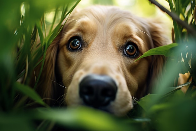 Il Golden Retriever sembra innocente.