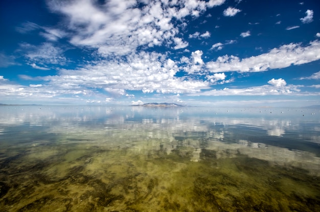 Il Gran Lago Salato. USA Stato dello Utah