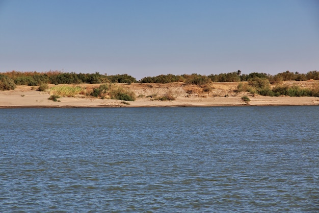 Il grande fiume Nilo, Sudan, Africa