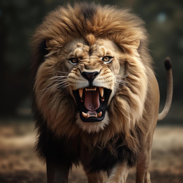 Il grande formidabile leone