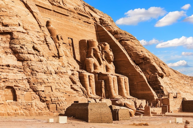 Il Grande Tempio di Ramesse II ad Abu Simbel in Egitto