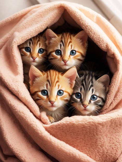 Il gruppo gattini gatti