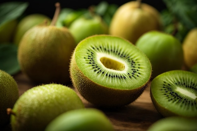 Il kiwi è una delizia, un sapore di beatitudine tropicale