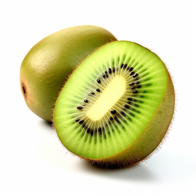 Il kiwi isolato su uno sfondo bianco