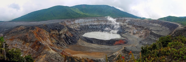il lago acido del vulcano Poas