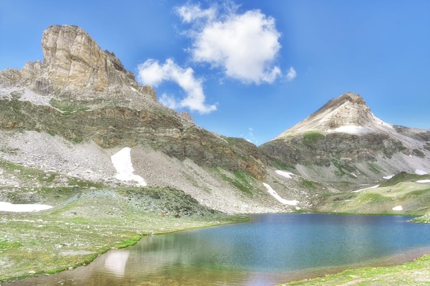 Il lago di Rollin in alta valle d039Ayas