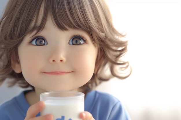 Il latte bevuto dai bambini aumenta la crescita dell'altezza