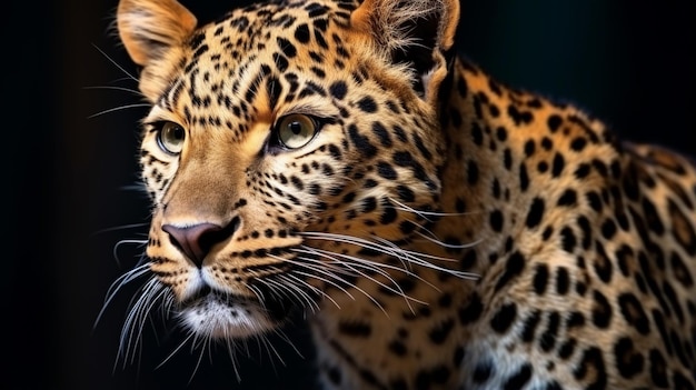 Il leopardo è un animale bello e grazioso.