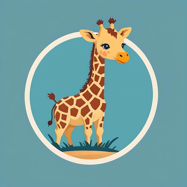 il logo della giraffa carina