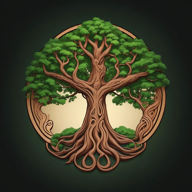 Il logo di un albero