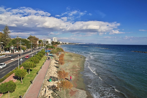 Il lungomare di Limassol Cipro