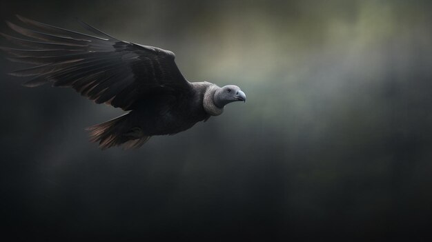 Il maestoso condor in volo