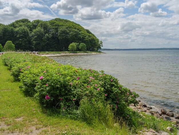 il Mar Baltico vicino a Flensburg in Germania