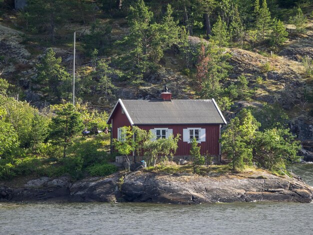 il Mar Baltico vicino a Stoccolma in Svezia.