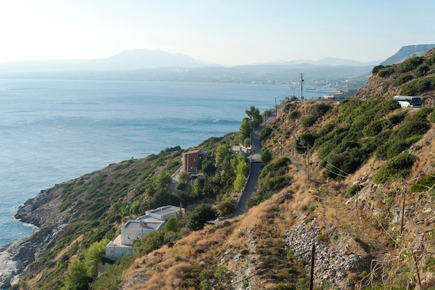 Il mare e le montagne di Creta