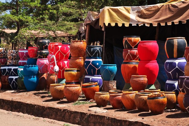 Il mercato locale di Moshi, in Tanzania