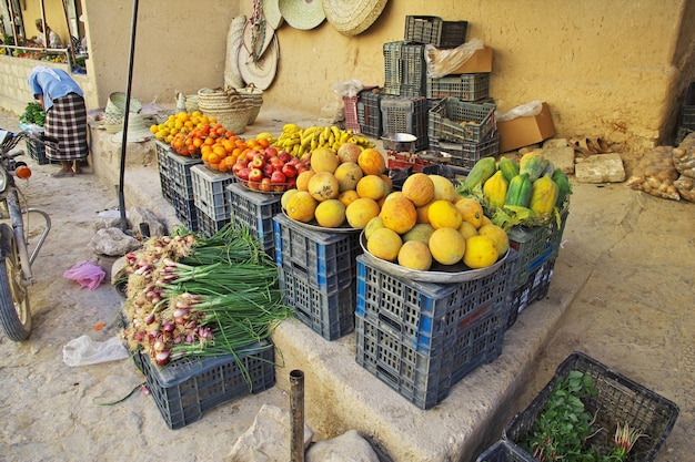 Il mercato locale di Tarim Yemen