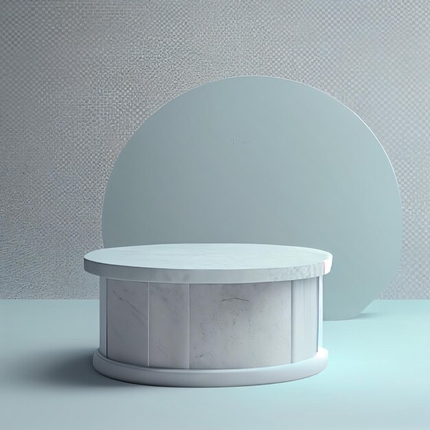 Il moderno podio minimalista eleva la vetrina dei tuoi prodotti