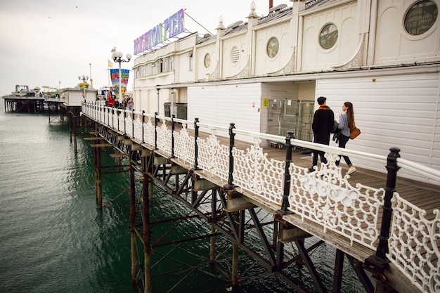 Il molo in riva al mare a Brighton