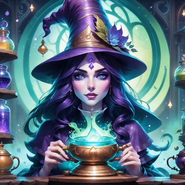 Il mondo magico di una giovane strega e il suo negozio di magia