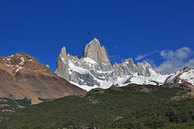 Il monte Fitz Roy vicino a El Chalten in Patagonia Argentina