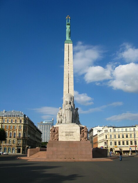 Il monumento a Riga Lettonia