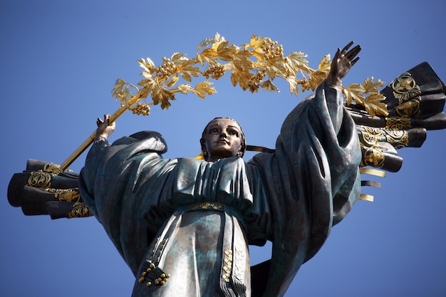 Il monumento all'indipendenza di Kiev