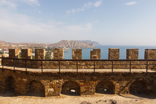 Il muro della fortezza genovese a Sudak