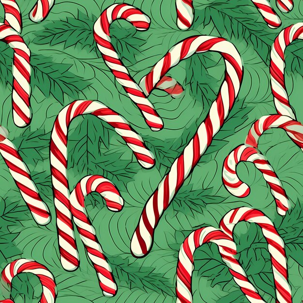 Il Natale è arrivato Variety Candy Pattern Illustration