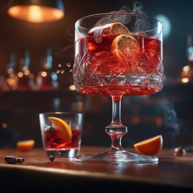 Il Negroni è un cocktail amaro ma il vermouth e la guarnizione d'arancia aggiungono abbastanza dolcezza fruttata al bala