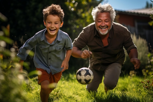 Il nonno d'arte e l'Ai generativo di 12 anni