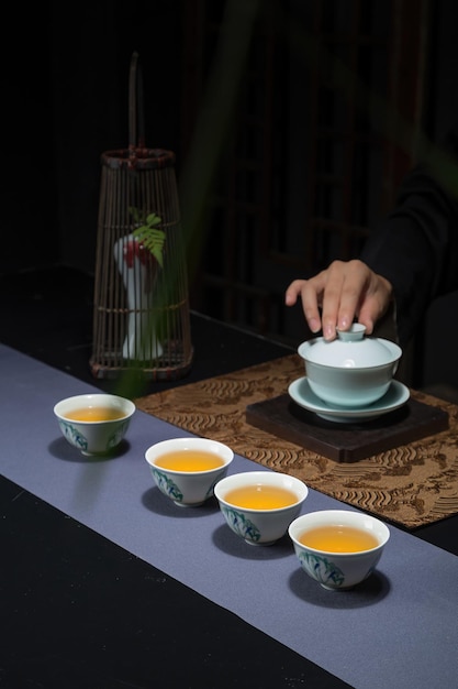 Il nuovo test dell'acquerello del tè prepara il tè e gustalo a casa mentre ti rilassi