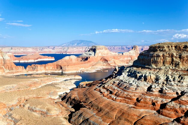 Il paesaggio del lago Powell, Arizona