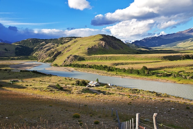 Il paesaggio della patagonia, Argenina