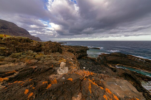 Il paesaggio marino dell'isola di Tenerife Le Isole Canarie