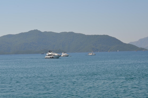 Il paesaggio turco Costa del Mar della Turchia