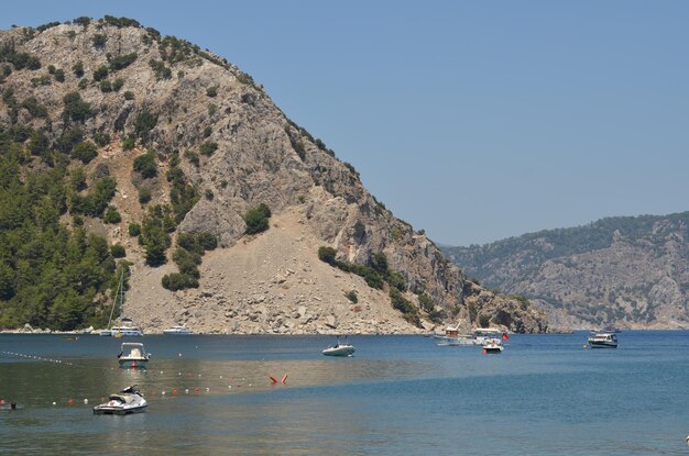 Il paesaggio turco Costa del Mar della Turchia