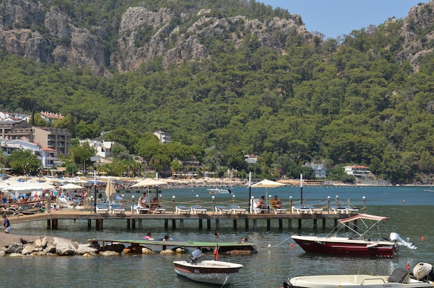 Il paesaggio turco Costa del Mar della Turchia