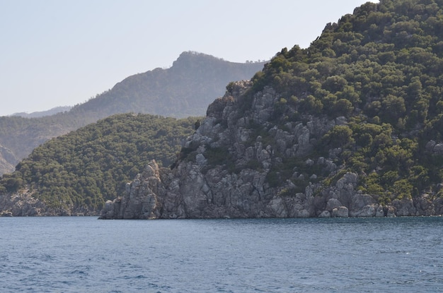 Il paesaggio turco Costa del Mar della Turchia