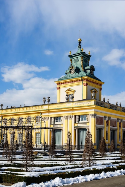 Il Palazzo Reale di Wilanow a Varsavia in Polonia