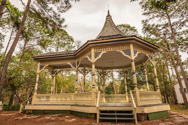 Il palco dell'orchestra di Williams Park nel Pinellas County Heritage Village